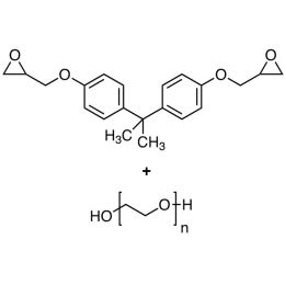 Poly(ethylene glycol)-bisphenol A diglycidyl ether adduct