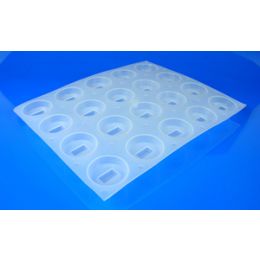 Polyethylene Molding Cup Trays, 6x12x5mm (20 cavities)