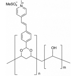 Poly(vinyl alcohol), N-methyl-4(4’-formylstyryl)pyridinium methosulfate acetal