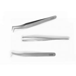 Tweezers, Rubis Ultra Fine Pointed Angled, 110mm, 4.33”