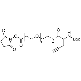 NHS PEG Boc-amine alkyne, Mp 3000
